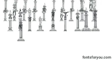 Columns font – ancient Fonts