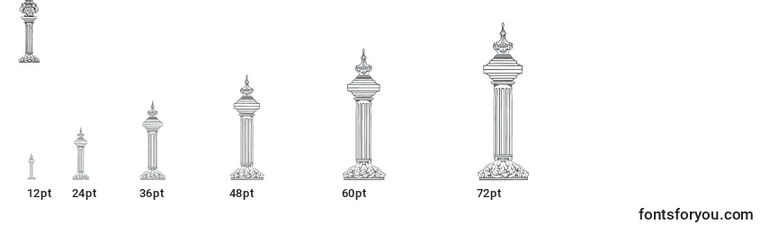 Размеры шрифта Columns