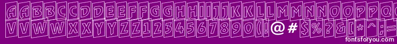 ARewindertitulcmotlup Font – White Fonts on Purple Background