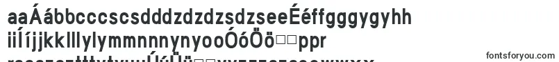 NeogramHeavycnd-fontti – unkarilaiset fontit