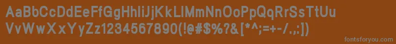 Шрифт NeogramHeavycnd – серые шрифты на коричневом фоне