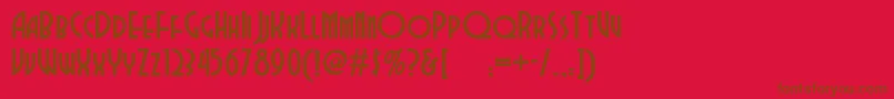 Подробнее о шрифте Dubba Шрифт Dubba – коричневые шрифты на красном фоне