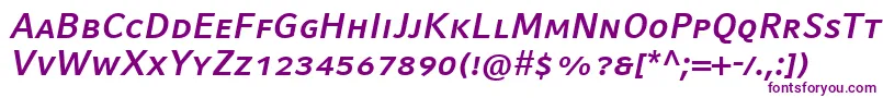 Police CompatilFactLtComBoldItalicSmallCaps – polices violettes