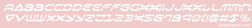 Oberondeuxital Font – White Fonts on Pink Background