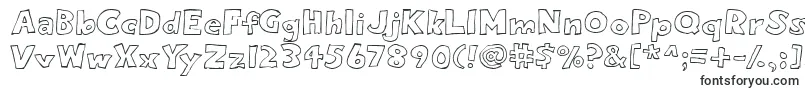 Eightypercentoutline Font – Chalk Fonts