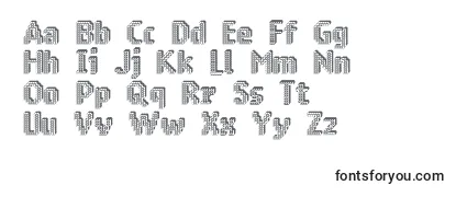 Ringmatrix3D Font
