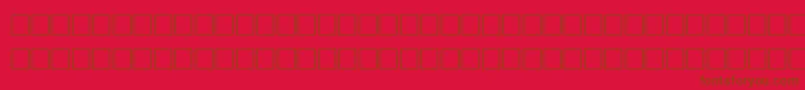 TolandRegular Font – Brown Fonts on Red Background