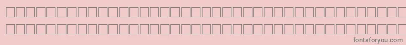 TolandRegular Font – Gray Fonts on Pink Background