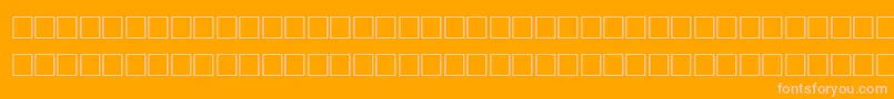 TolandRegular Font – Pink Fonts on Orange Background