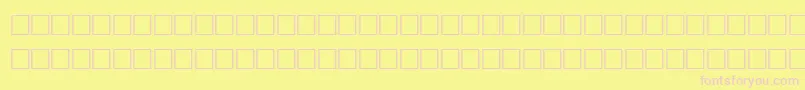 TolandRegular Font – Pink Fonts on Yellow Background