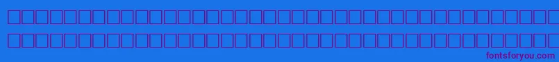 TolandRegular Font – Purple Fonts on Blue Background