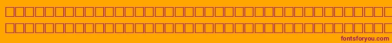 TolandRegular Font – Purple Fonts on Orange Background