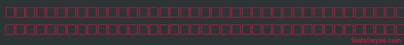 TolandRegular Font – Red Fonts on Black Background