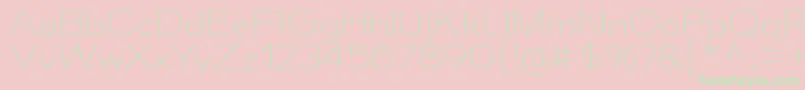 MesmerizeSeUl Font – Green Fonts on Pink Background