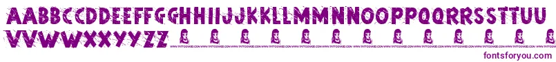ArtStudio Font – Purple Fonts on White Background