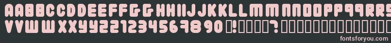 22203 ffy Font – Pink Fonts on Black Background