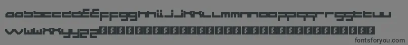 WipeoutHd Font – Black Fonts on Gray Background