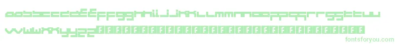 Шрифт WipeoutHd – зелёные шрифты на белом фоне