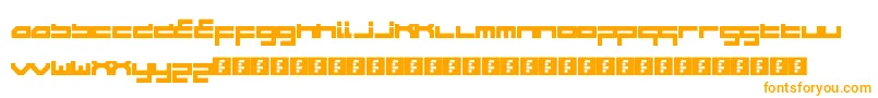 Czcionka WipeoutHd – pomarańczowe czcionki