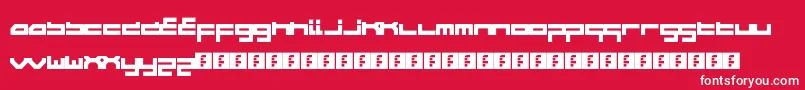 WipeoutHd Font – White Fonts on Red Background