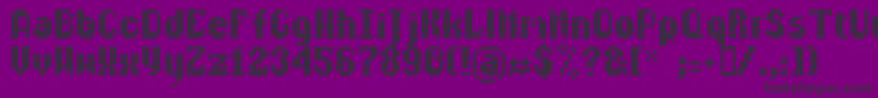 Lldisco Font – Black Fonts on Purple Background