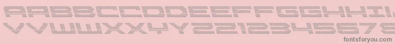 Pocketballleft Font – Gray Fonts on Pink Background