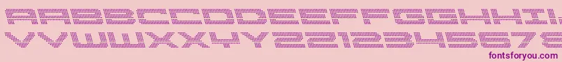 Pocketballleft Font – Purple Fonts on Pink Background