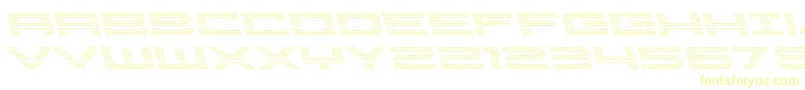 Pocketballleft Font – Yellow Fonts on White Background