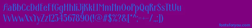 fuente ArdecoWebfont – Fuentes Azules Sobre Fondo Morado