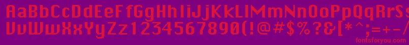 Подробнее о шрифте Sistemnyjc Шрифт Sistemnyjc – красные шрифты на фиолетовом фоне