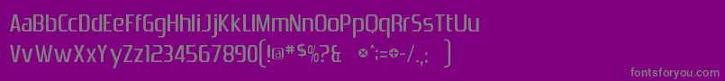 Dszrnicc Font – Gray Fonts on Purple Background