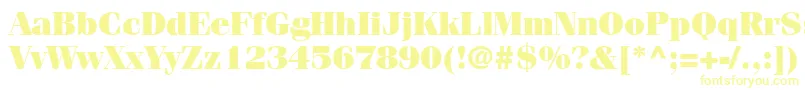 CompendiumBlackSsiBlack-fontti – keltaiset fontit
