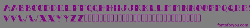 SailorScrawl Font – Purple Fonts on Gray Background