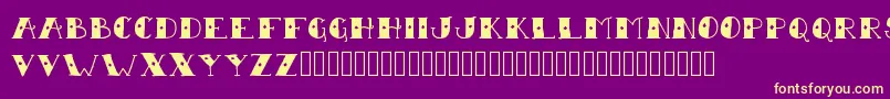 SailorScrawl Font – Yellow Fonts on Purple Background