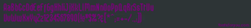 Spreadtall Font – Purple Fonts on Black Background