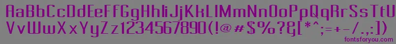 More about Pecot001 Font Pecot001 Font – Purple Fonts on Gray Background