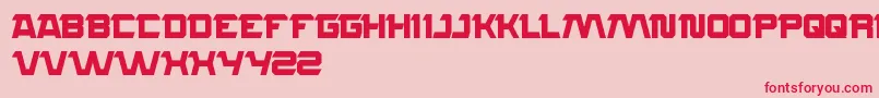 Rocksteady Font – Red Fonts on Pink Background