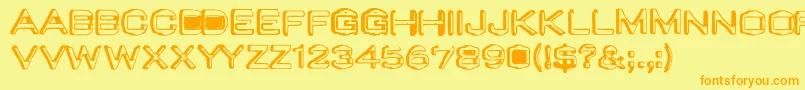 Más sobre la fuente Valu fuente Valu – Fuentes Naranjas Sobre Fondo Amarillo
