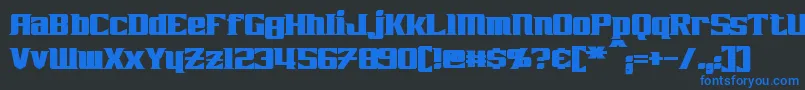 More about ZarathosBold Font ZarathosBold Font – Blue Fonts on Black Background