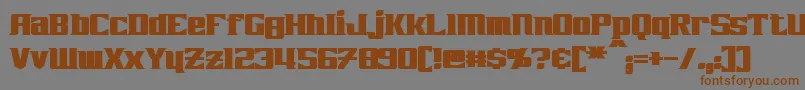 Lisätietoja ZarathosBold-fontista ZarathosBold-fontti – ruskeat fontit harmaalla taustalla