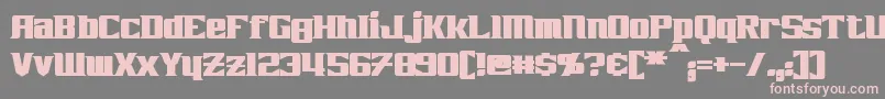 More about ZarathosBold Font ZarathosBold Font – Pink Fonts on Gray Background