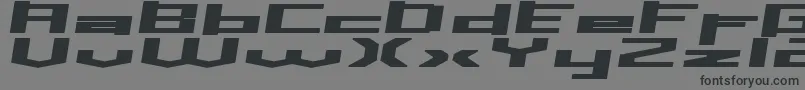 フォントInavelstorebror – 黒い文字の灰色の背景