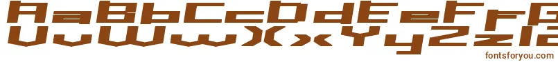 Шрифт Inavelstorebror – коричневые шрифты на белом фоне