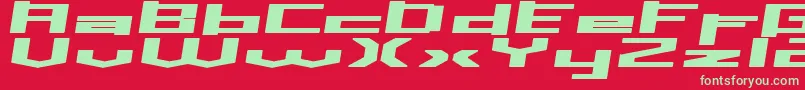 Więcej informacji o czcionce Inavelstorebror Czcionka Inavelstorebror – zielone czcionki na czerwonym tle