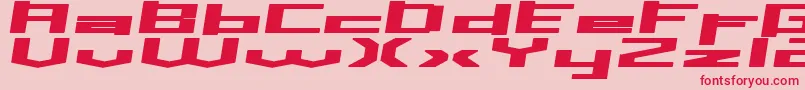 Inavelstorebror Font – Red Fonts on Pink Background