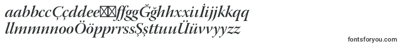 Шрифт WarnockproSemibolditdisp – азербайджанские шрифты