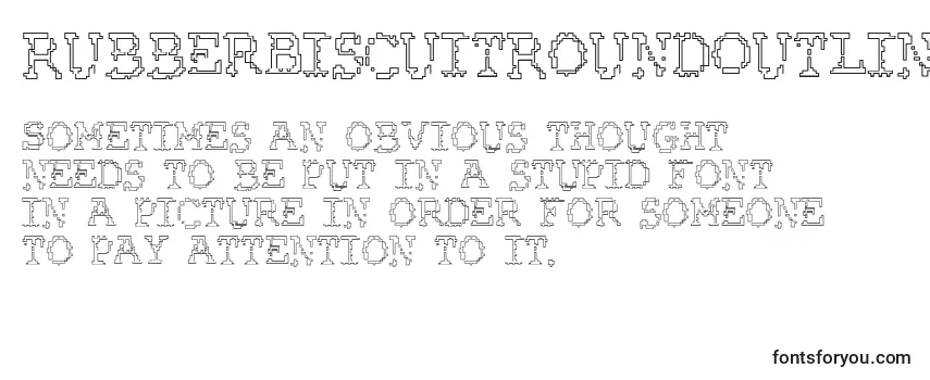 RubberBiscuitRoundOutline フォントのレビュー