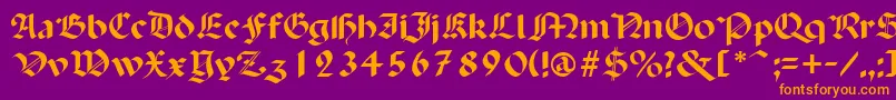 Más sobre la fuente PaganiniSemibold fuente PaganiniSemibold – Fuentes Naranjas Sobre Fondo Morado