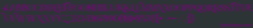 fuente Greenlightboldinlinegrunge – Fuentes Moradas Sobre Fondo Negro