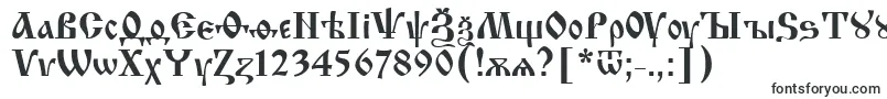 IzhitsaNormal-fontti – Alkavat I:lla olevat fontit
